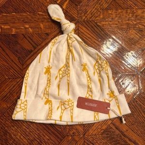 Milkbarn Giraffe Graphic Baby Hat
